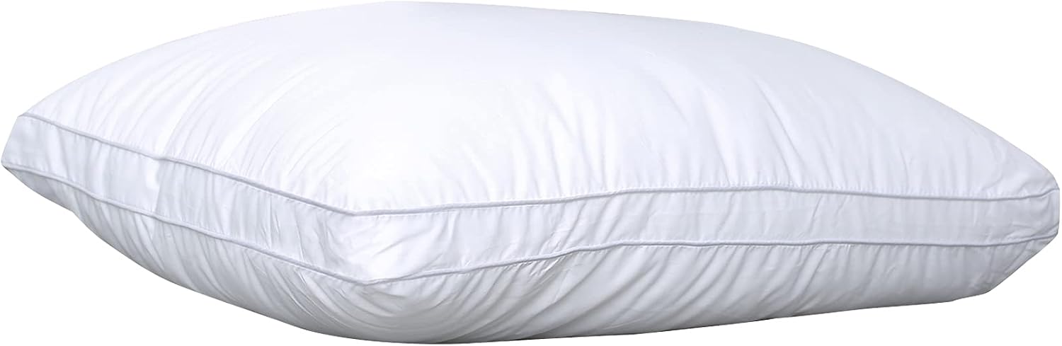 Bed Pillows for Sleeping 1 Pack,Standard Size,Luxury Hotel Collection Pillow,Soft Fluffy and Great Support Down Alternative Filling,Gusseted Pillow for Side and Back Sleepers(20x26)