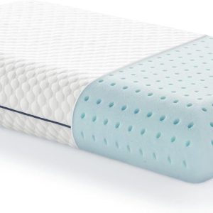 Gel Memory Foam Pillow - Standard Size - 1-Pack - Medium Plush Feel - Neck and Shoulder Support - Side, Stomach, and Back Sleepers - Home, Hotel, & Hospital Essentials - CertiPur Certified