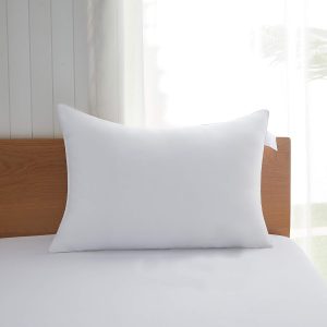 Bed Pillows for Sleeping 1 Pack with Luxury Hotel Quality, Super Plush 3D Fiber Filling, Top-end Microfiber Cover for Side Stomach Back Sleepers, Standard (Pack of 1), White