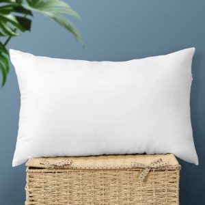 Premium Lumbar Throw Pillow Insert Rectangle Form Cushion Stuffer for Couch, Sofa, Bed - Indoor Decorative Pillows Inserts 12x20 Inch