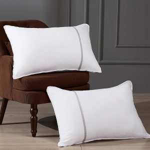 King Size Pillows Set of 2, Firm Hotel Pillows for Sleeping, Cooling Bed Pillows for Side & Back Sleepers, Down Alternative Filling, 20 x 34 Inches