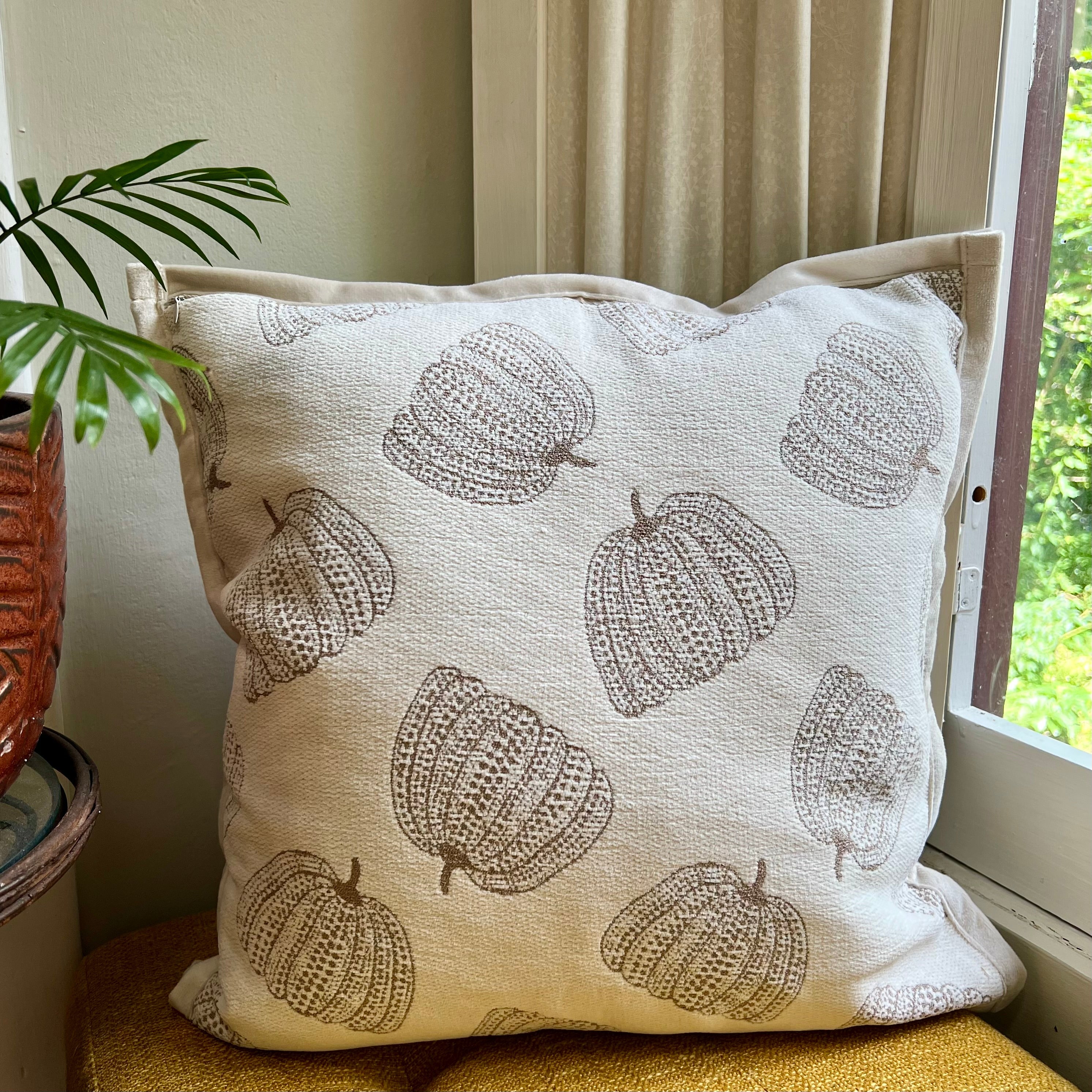 Chenille Pumpkin Pillow Cover - Image 7