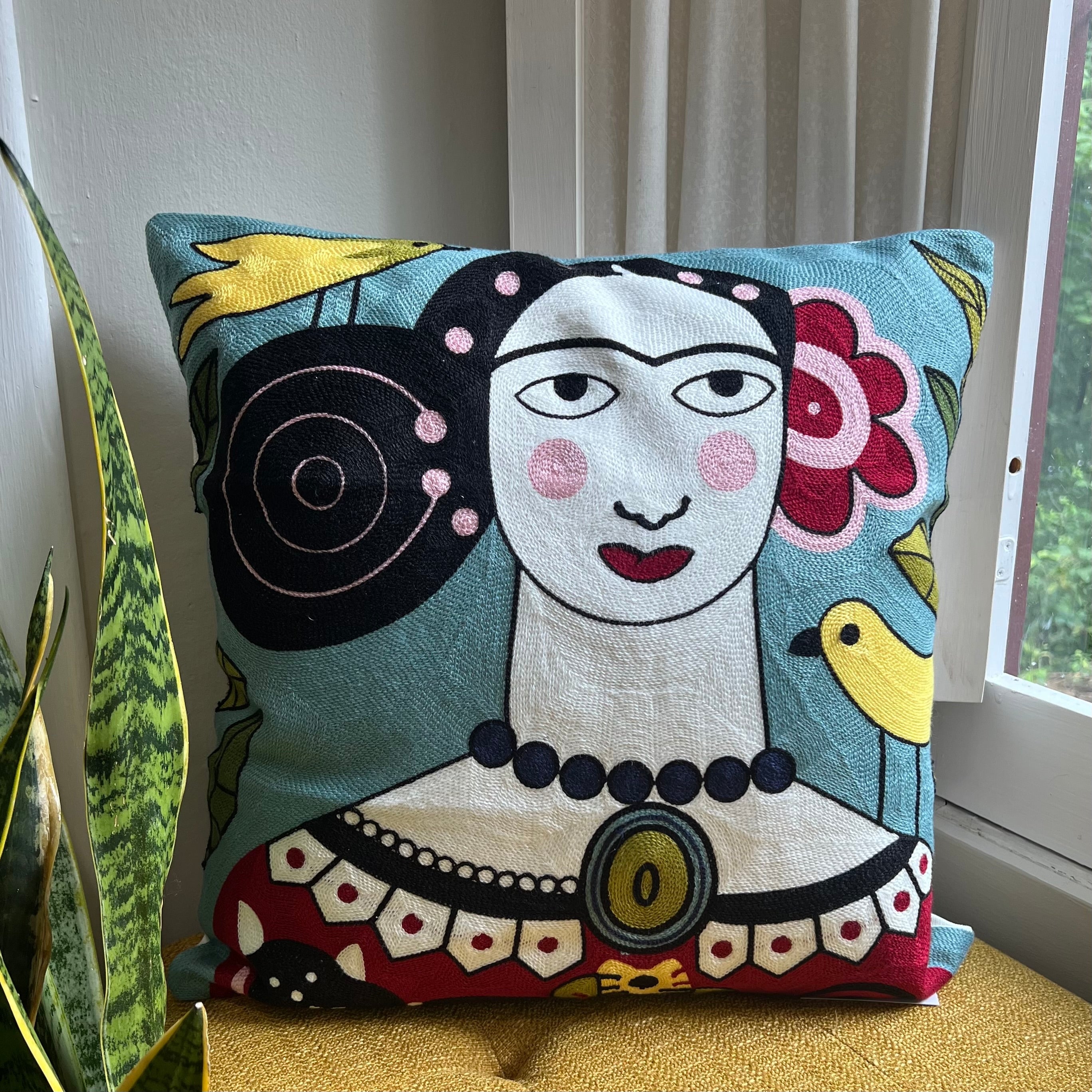 Set of Three Frida Kahlo Inspired Pillow Covers - Image 5