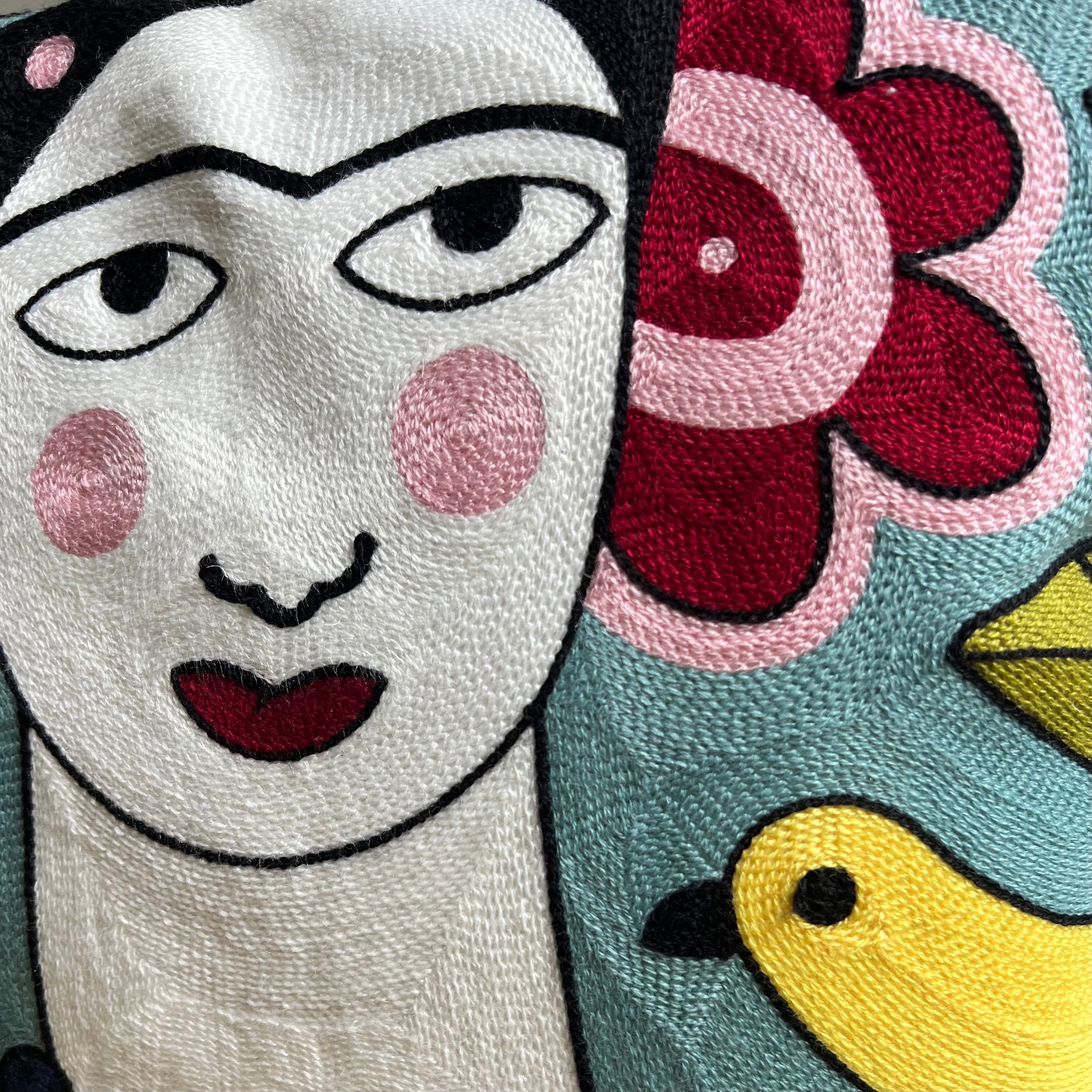 Set of Three Frida Kahlo Inspired Pillow Covers - Image 6