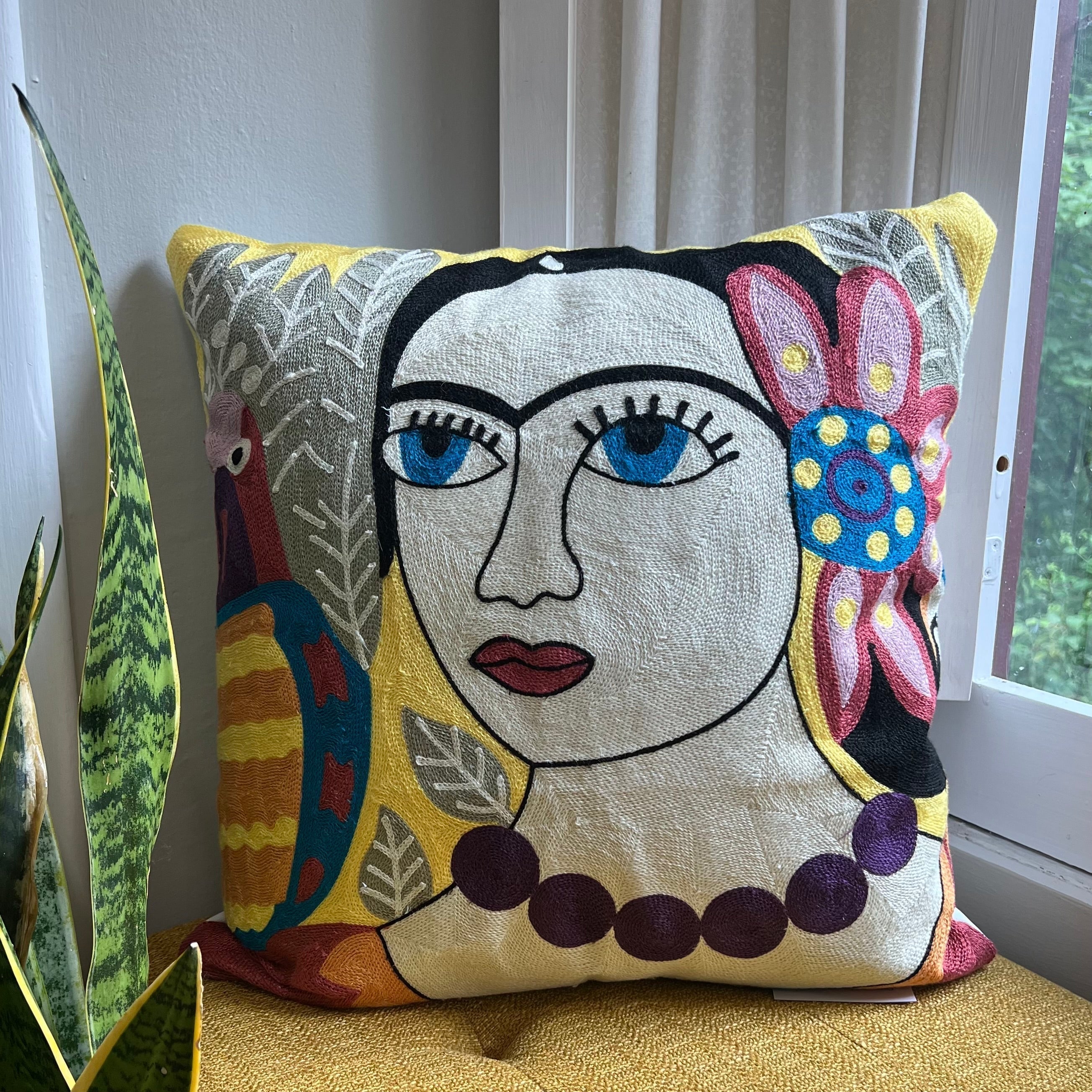 Set of Three Frida Kahlo Inspired Pillow Covers - Image 7