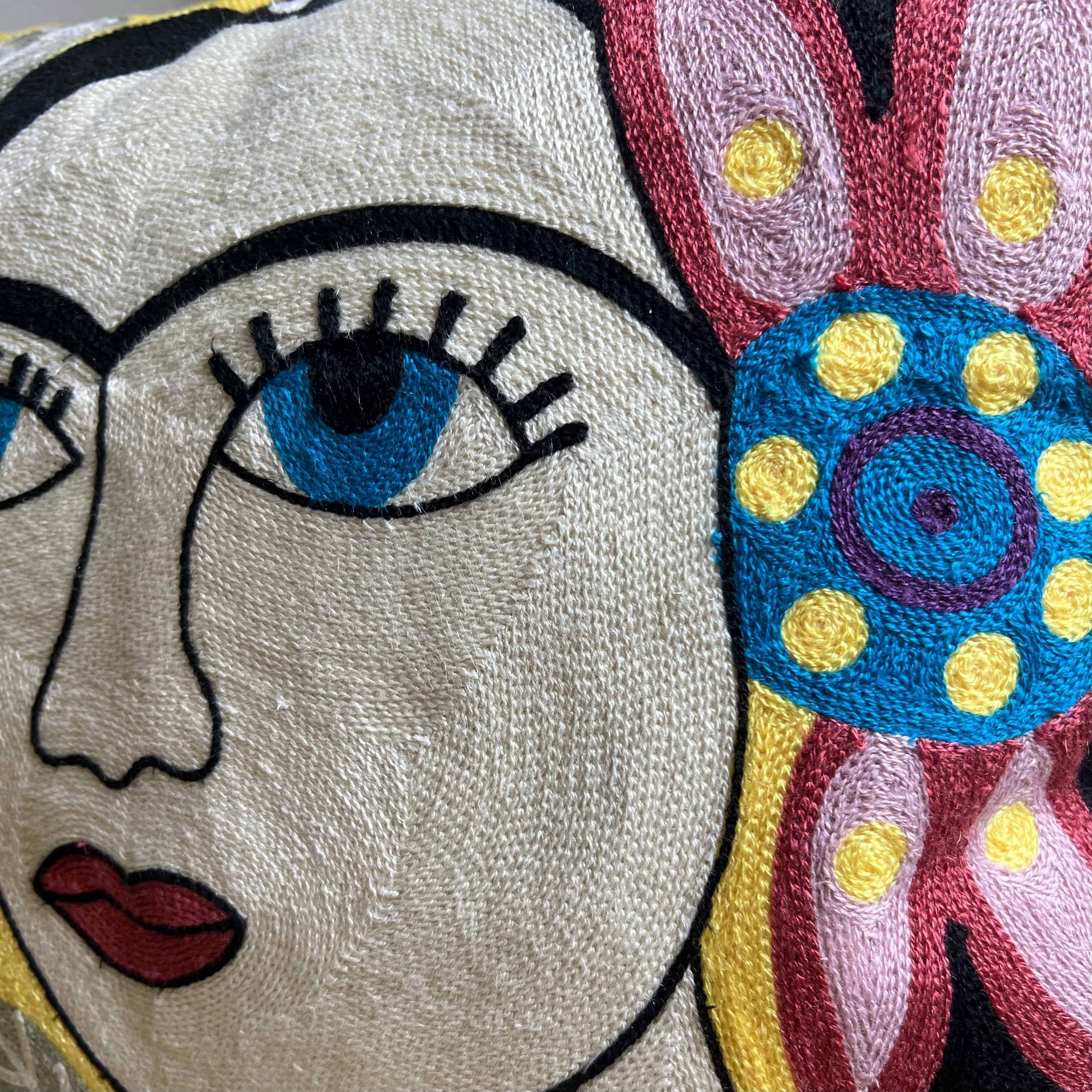 Set of Three Frida Kahlo Inspired Pillow Covers - Image 8