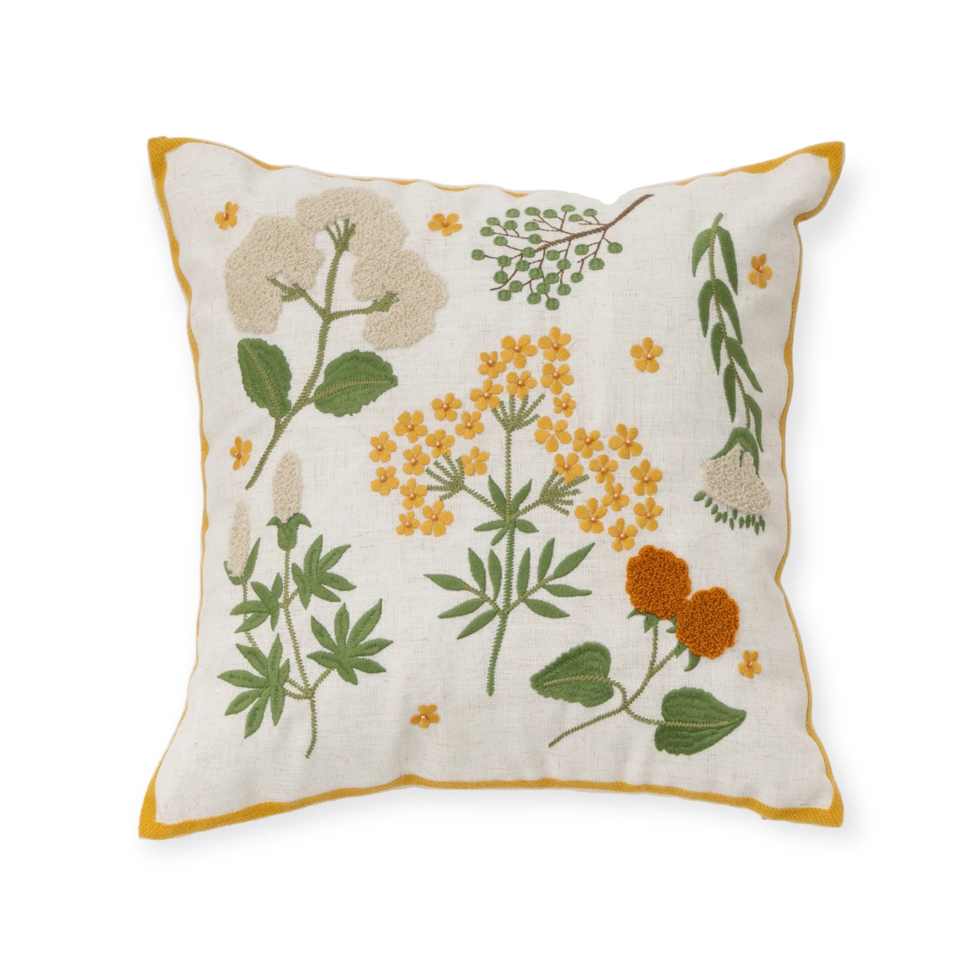 Wildflower Embroidered Pillow Cover - Image 7